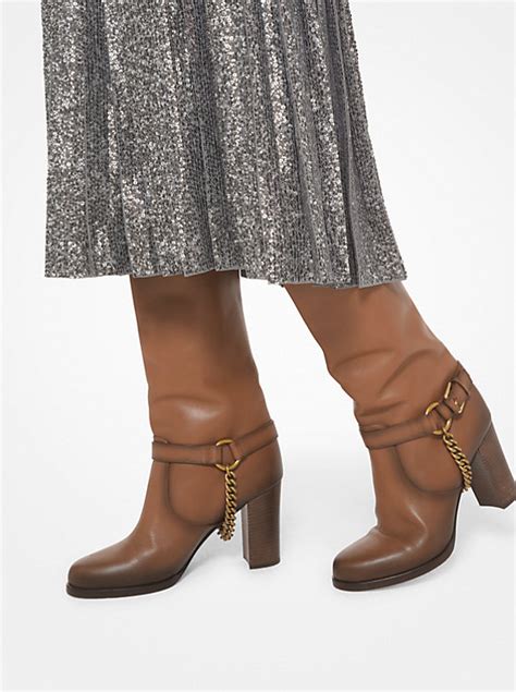 michael kors stiefel beige|michael kors burnished boots.